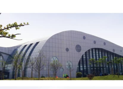 萍乡会议中心外景网架工程